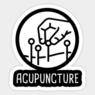 Acupuncture Needles Design Sticker